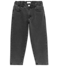 Pull-On Denim Trousers