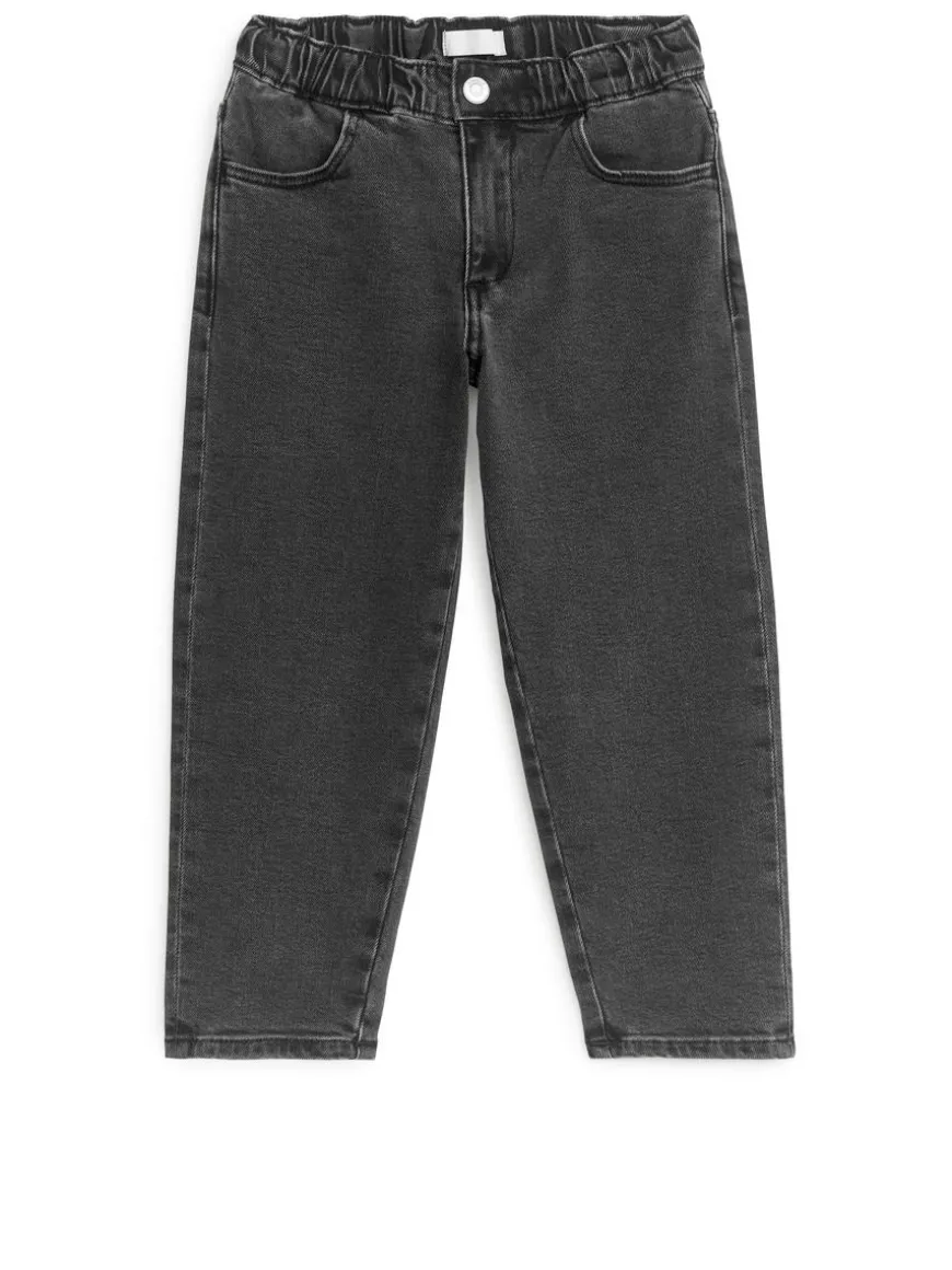 Pull-On Denim Trousers