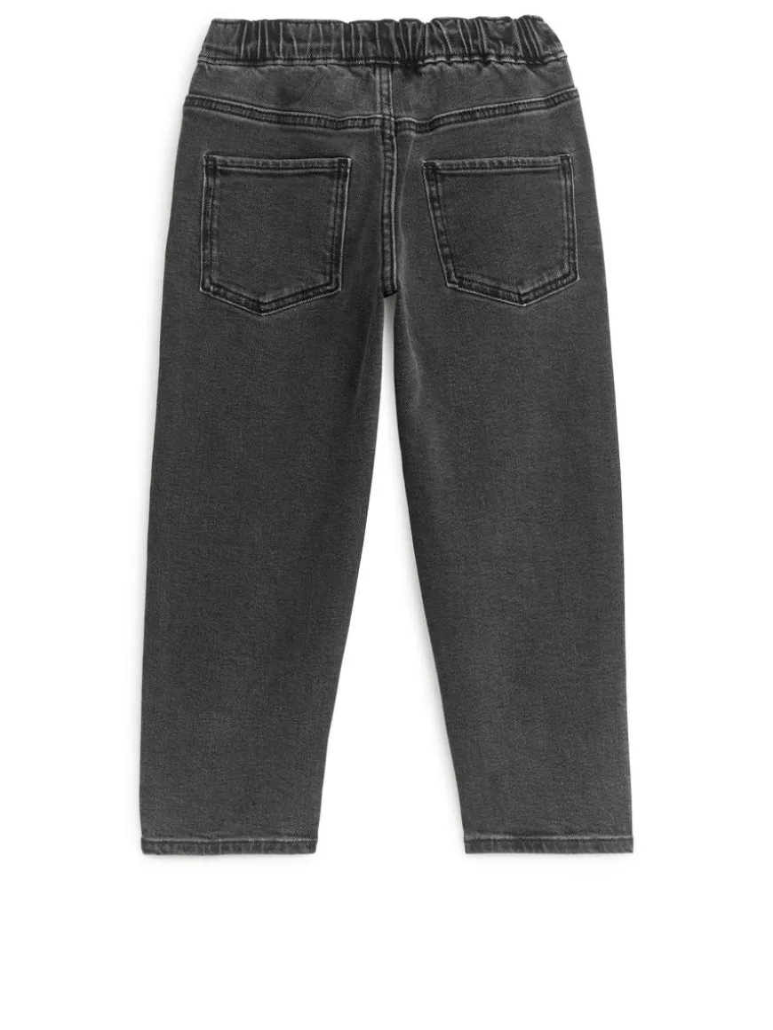Pull-On Denim Trousers