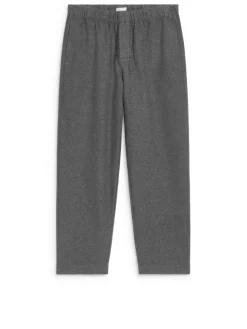 Pull-On Flannel Trousers