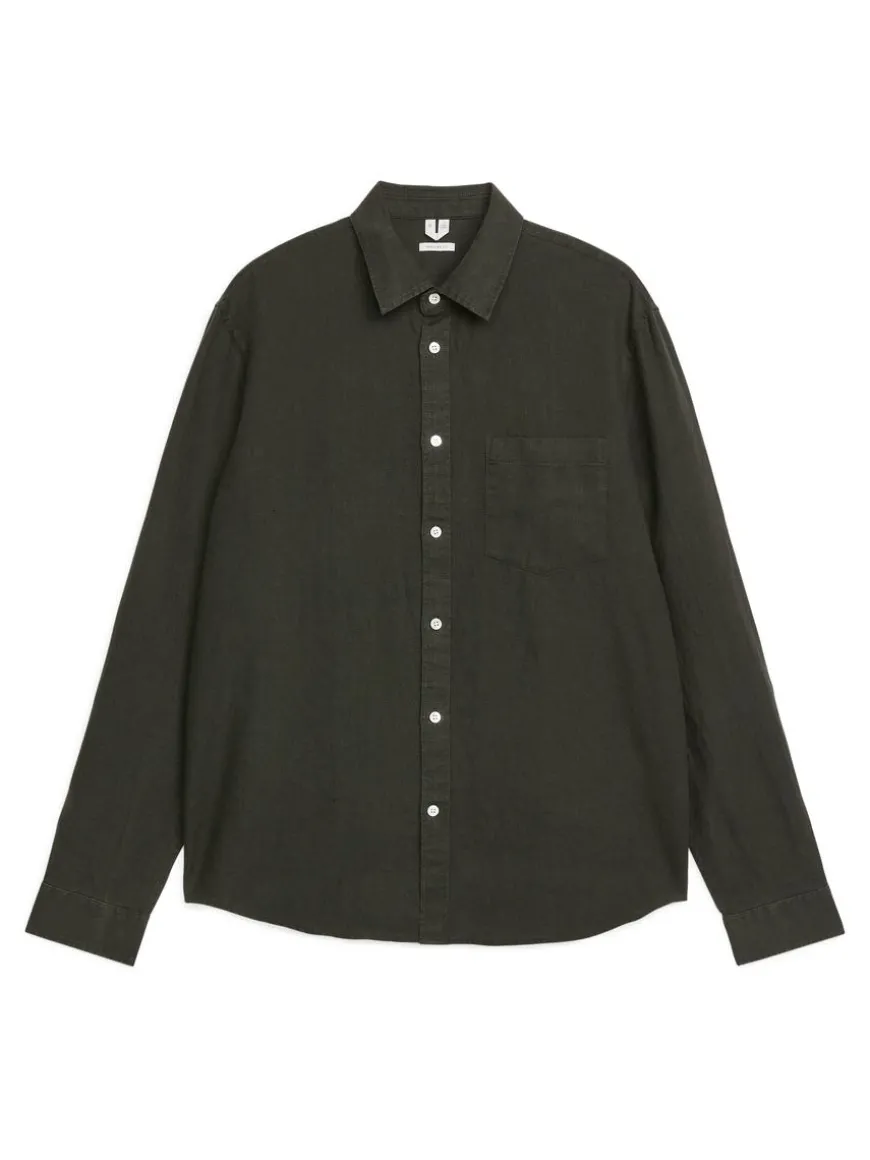 Regular-Fit Linen Shirt