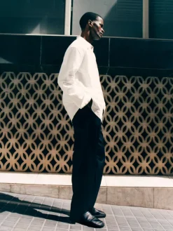 Regular-Fit Linen Shirt