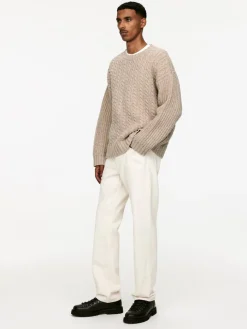 Relaxed Cable-Knit Jumper