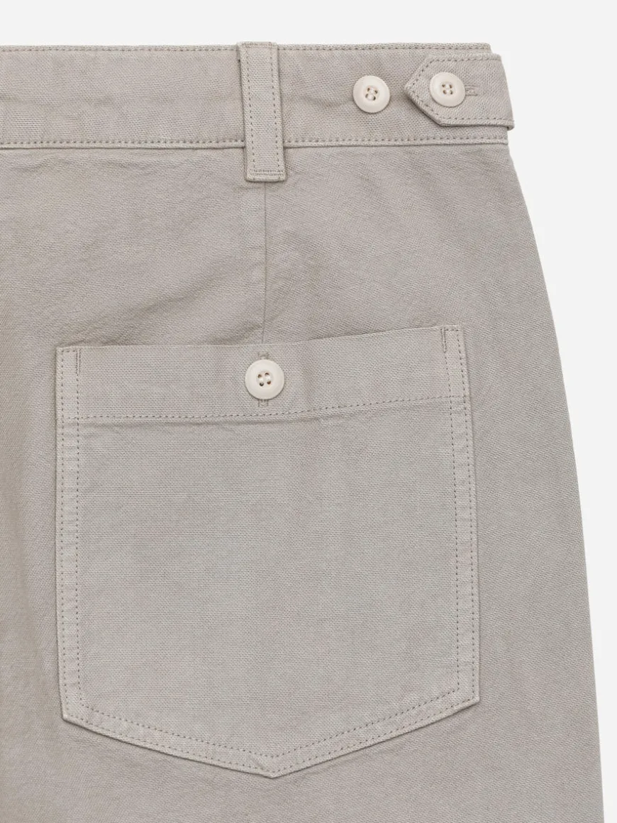 Relaxed Canvas Trousers