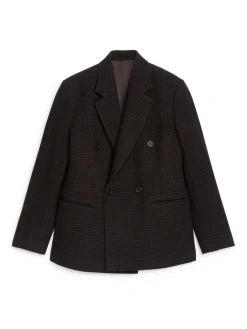 Relaxed Double-Breasted Blazer