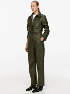 Relaxed Leather Trousers