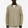 Relaxed Linen-Cotton Shirt