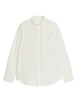 Relaxed Linen-Cotton Shirt