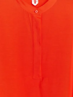 Relaxed Lyocell-Linen Blouse