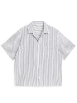 Relaxed Seersucker Shirt