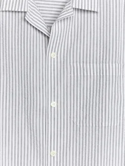 Relaxed Seersucker Shirt