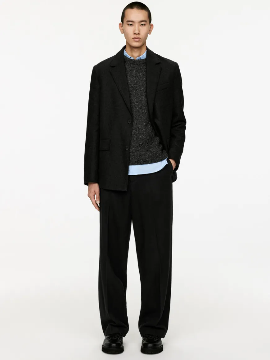 Relaxed Wool Trousers