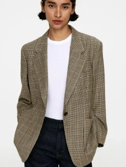 Relaxed Wool-Blend Blazer
