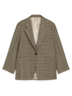 Relaxed Wool-Blend Blazer