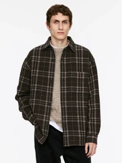 Relaxed Wool-Blend Shirt