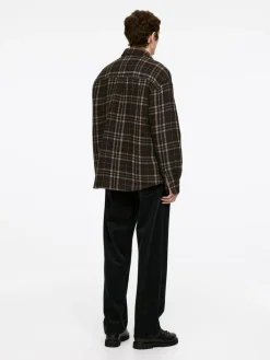 Relaxed Wool-Blend Shirt