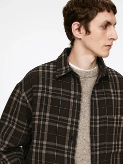 Relaxed Wool-Blend Shirt