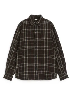 Relaxed Wool-Blend Shirt