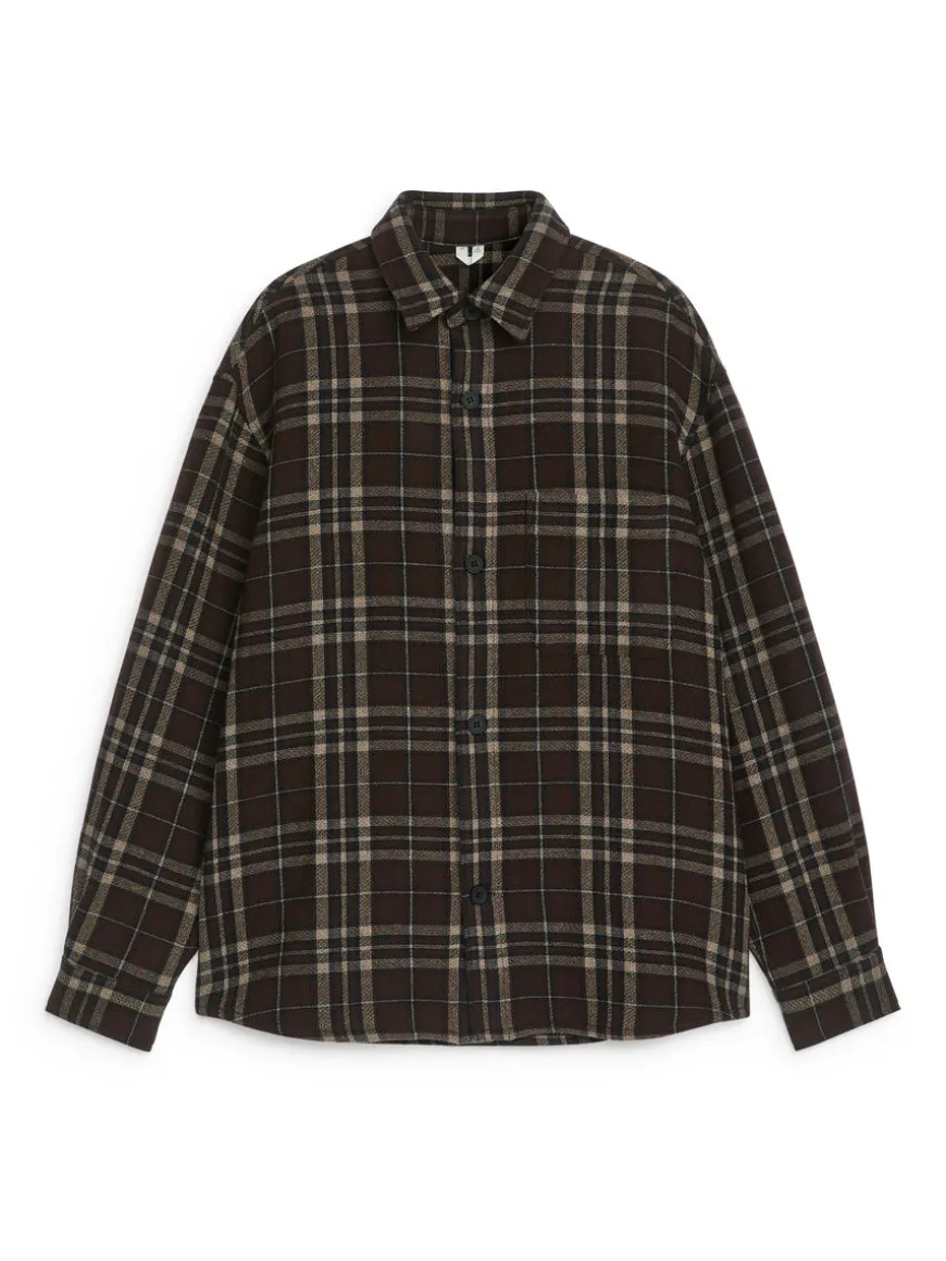 Relaxed Wool-Blend Shirt