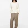 Relaxed Wool-Blend Trousers