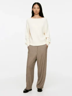 Relaxed Wool-Blend Trousers
