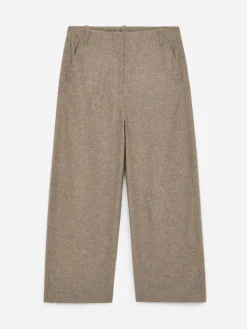 Relaxed Wool-Blend Trousers