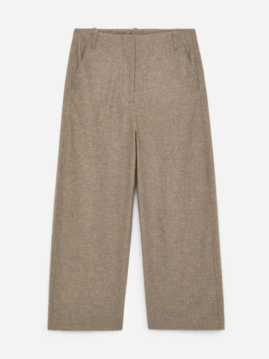 Relaxed Wool-Blend Trousers