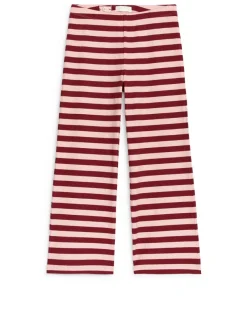 Rib Cotton Trousers