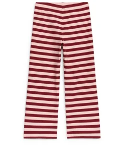 Rib Cotton Trousers