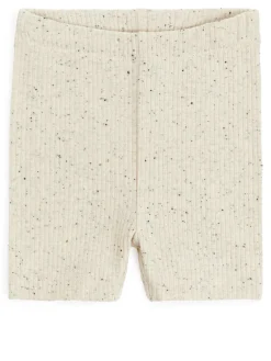 Ribbed Jersey Bicycle Shorts, Set Of 2