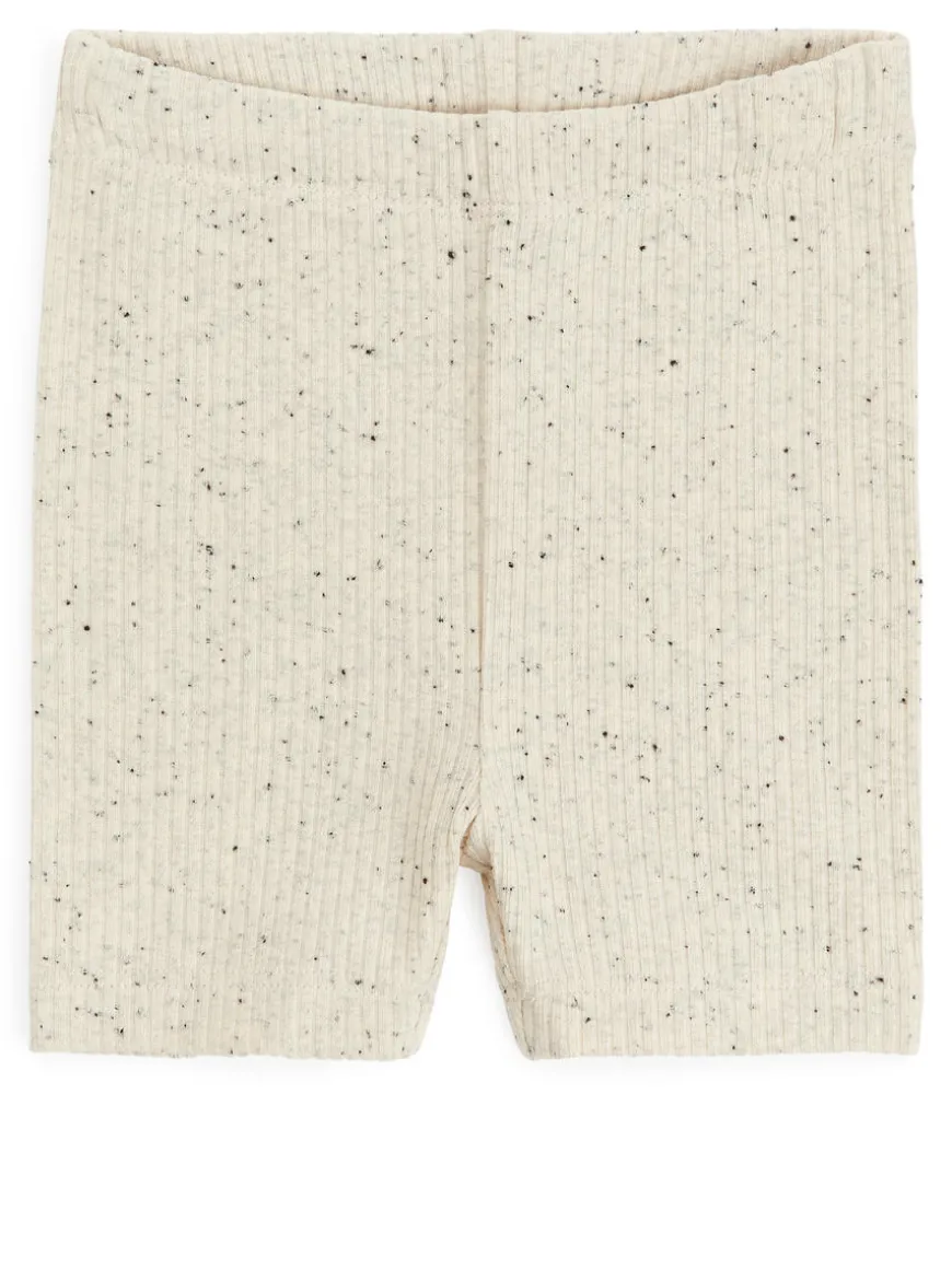 Ribbed Jersey Bicycle Shorts, Set Of 2