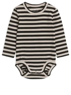 Ribbed Long-Sleeve Bodysuit