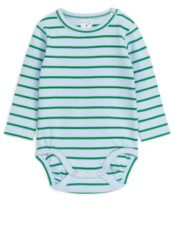 Ribbed Long-Sleeve Bodysuit