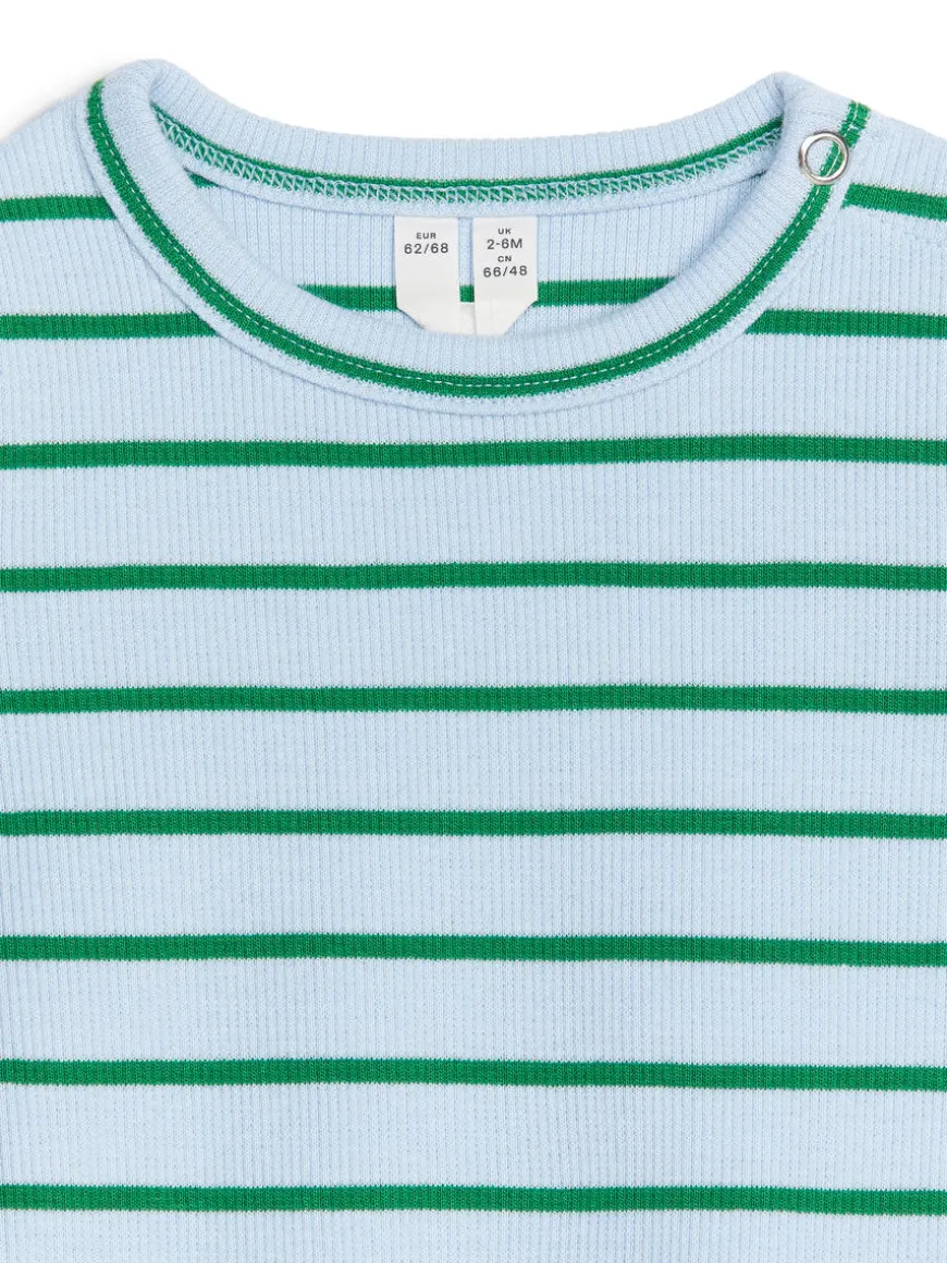 Ribbed Long-Sleeve Bodysuit