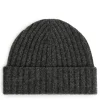 Ribbed Merino-Blend Beanie