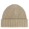 Ribbed Merino-Blend Beanie