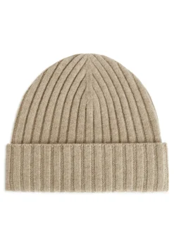 Ribbed Merino-Blend Beanie