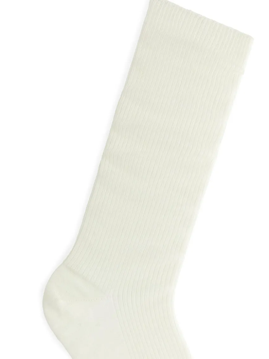 Ribbed Wool-Blend Socks