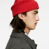 Rib-Knit Wool-Blend Beanie