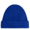 Rib-Knit Wool-Blend Beanie