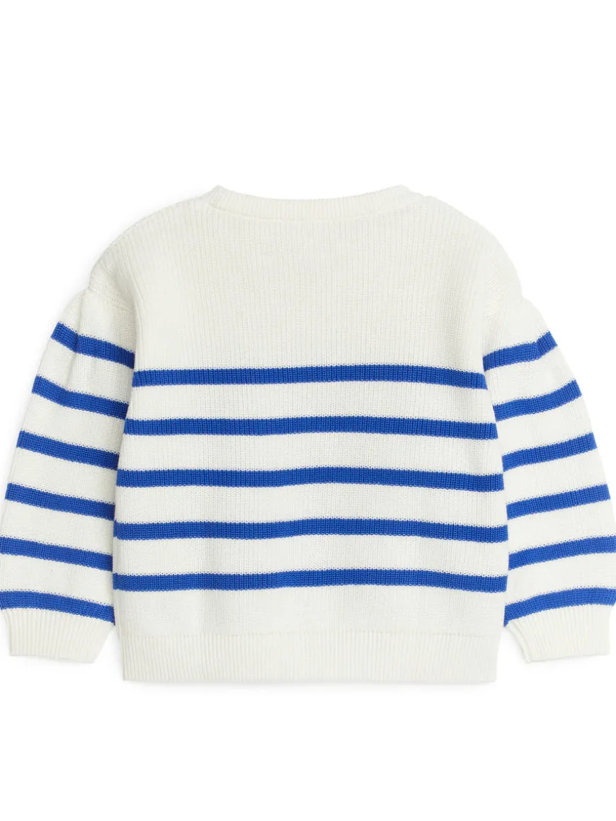 Rib-Knitted Cotton Jumper