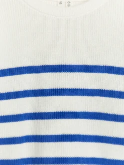 Rib-Knitted Cotton Jumper