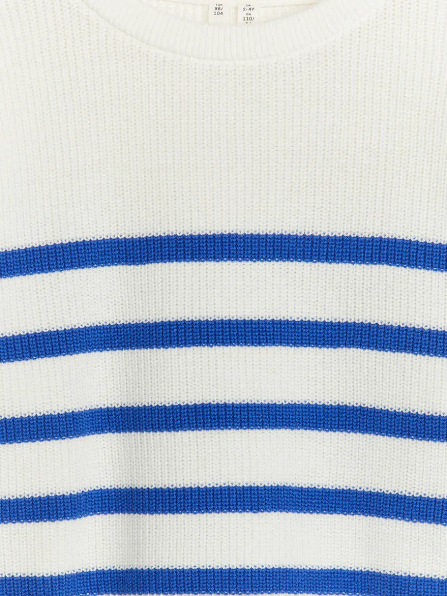 Rib-Knitted Cotton Jumper