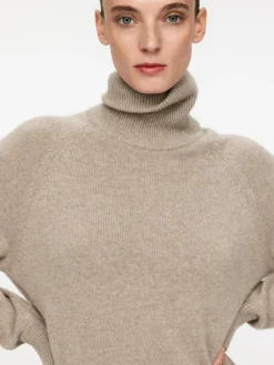 Roll-Neck Cashmere-Wool Jumper