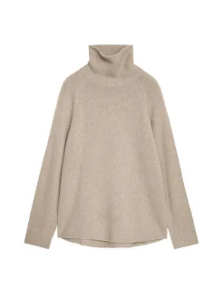 Roll-Neck Cashmere-Wool Jumper
