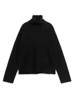 Roll-Neck Cashmere-Wool Jumper