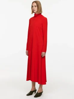 Roll-Neck Maxi Dress