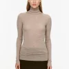 Roll-Neck Wool Top