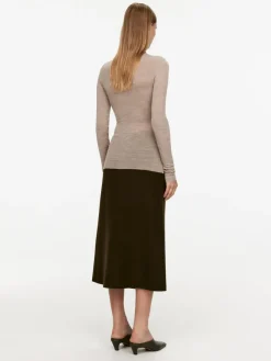 Roll-Neck Wool Top