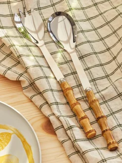 Sabre Paris Bamboo Serving Spoons